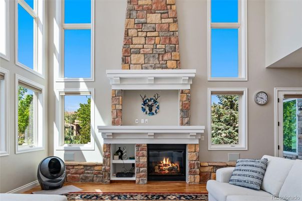 Fireplace, Interior, Stone Walls