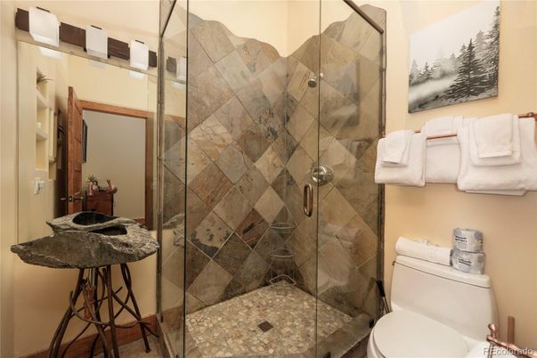 Bathroom, Glass Shower, Interior