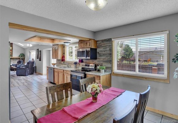 Dining room, Interior, Kitchen, Living room