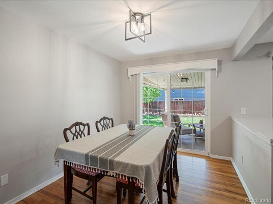 Dining room, Interior, Wood Texture Flooring