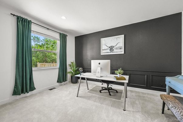 Home Office, Interior, Recessed Lighting