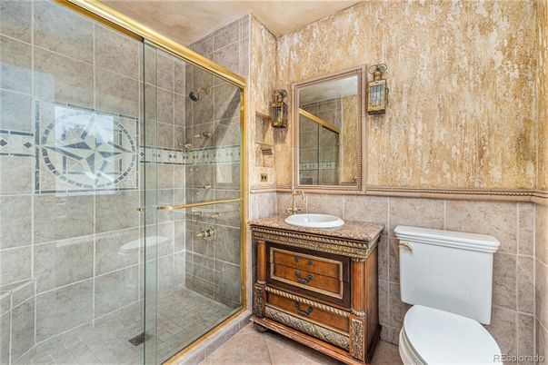 Bathroom, Glass Shower, Interior