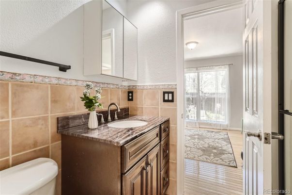 Bathroom, Interior, Wood Texture Flooring