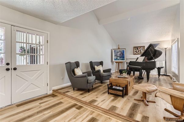 Interior, Living room, Piano, Wood Texture Flooring