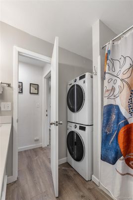 Interior, Utility Closets, Washer, Wood Texture Flooring
