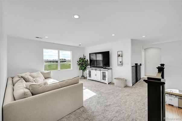Interior, Living room, Recessed Lighting