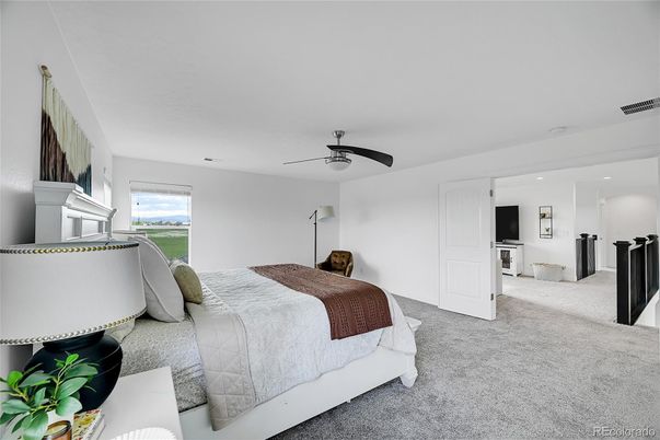 Bedroom, Interior, Recessed Lighting