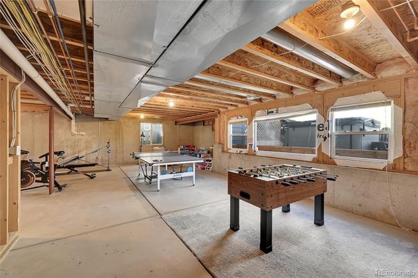 Fitness Equipment, Game Room, Interior, Wooden Beams
