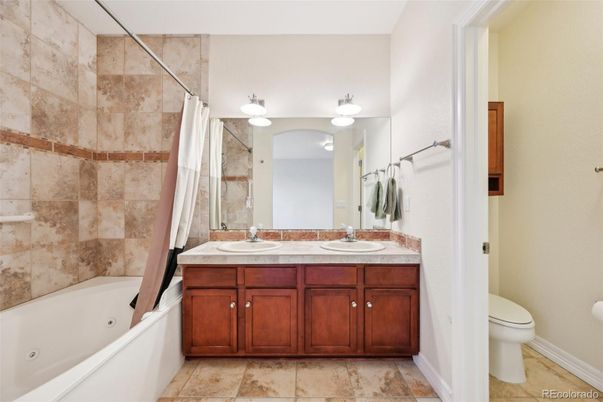Bathroom, Dual Sink Vanities, Interior, Tile Countertops