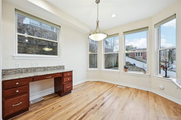 Interior, Pendant Lights, Recessed Lighting, Wood Texture Flooring