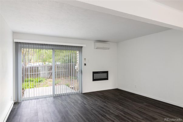 Empty room, Fireplace, Interior, Wood Texture Flooring
