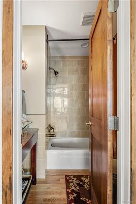 Bathroom, Interior, Wood Texture Flooring