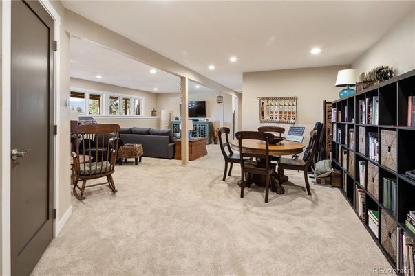 Dining room, Interior, Living room, Recessed Lighting