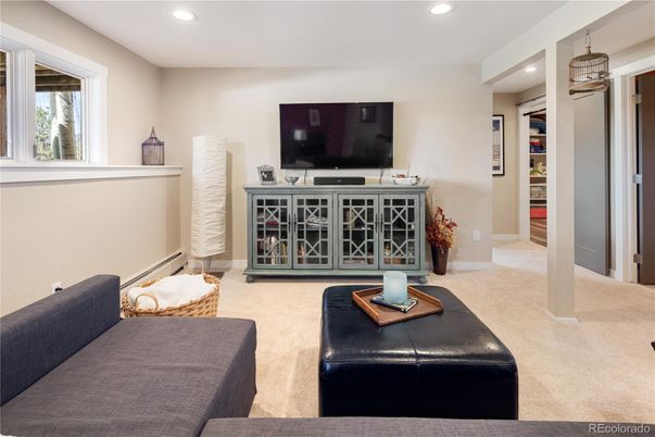 Interior, Living room, Recessed Lighting