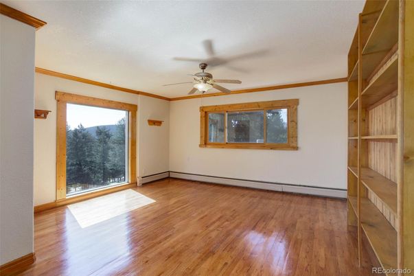 Empty room, Interior, Wood Texture Flooring