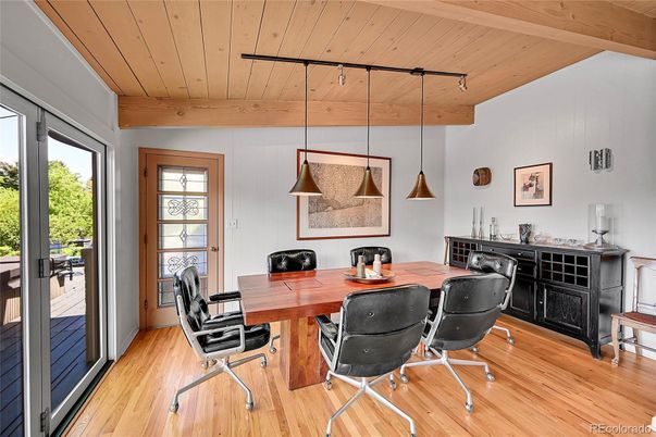 Home Office, Interior, Pendant Lights, Wooden Beams, Wooden Ceilings, Wood Texture Flooring