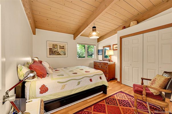 Bedroom, Interior, Wooden Beams, Wooden Ceilings, Wood Texture Flooring