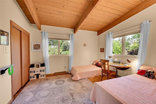 Bedroom, Interior, Wooden Beams, Wooden Ceilings