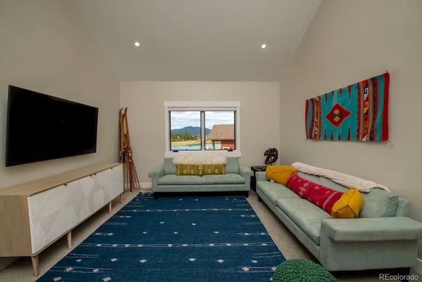 Interior, Living room, Recessed Lighting