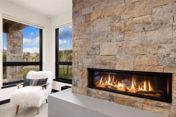 Fireplace, Interior, Stone Walls