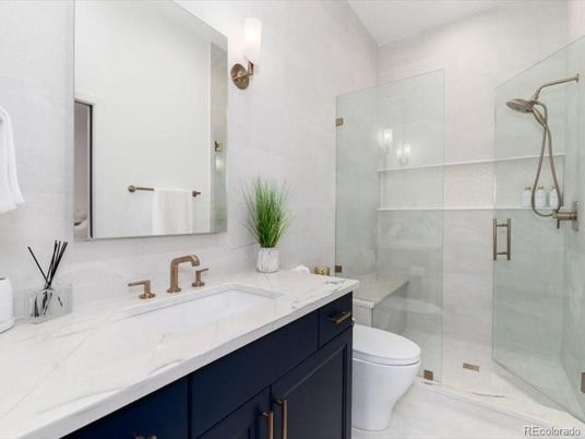 Bathroom, Glass Shower, Interior