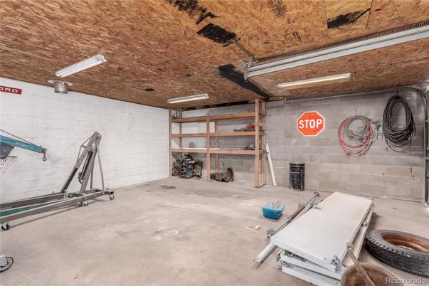 Garage, Interior, Stone Walls