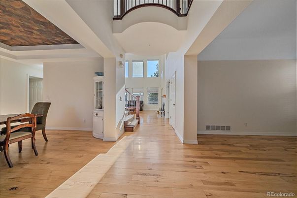 Dining room, Interior, Wood Texture Flooring