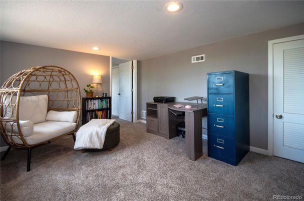 Home Office, Interior, Recessed Lighting