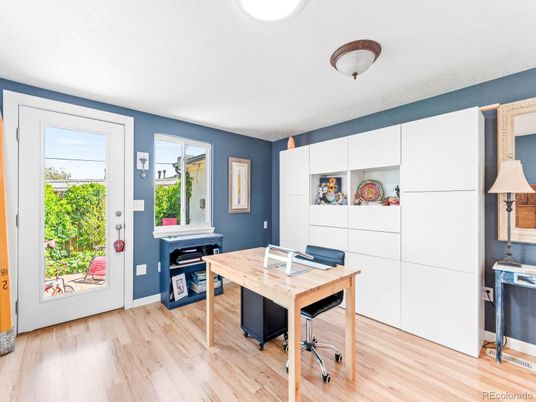 Home Office, Interior, Wood Texture Flooring