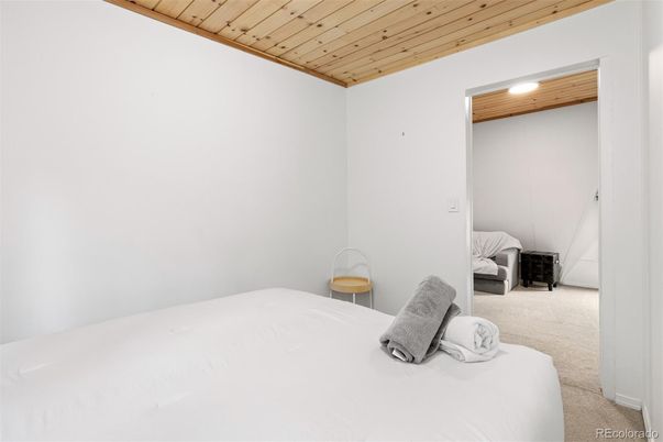 Bedroom, Interior, Recessed Lighting, Wooden Ceilings