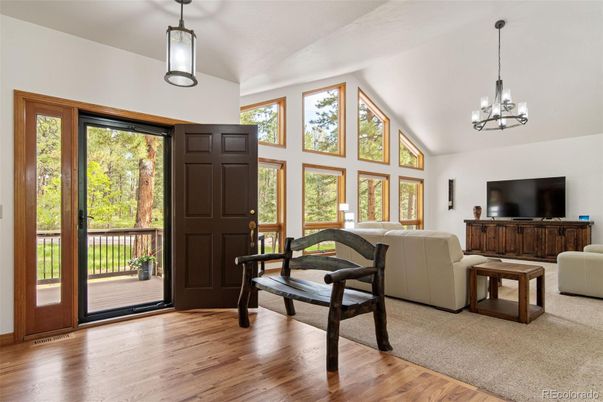 Chandelier, Interior, Living room, Wood Texture Flooring