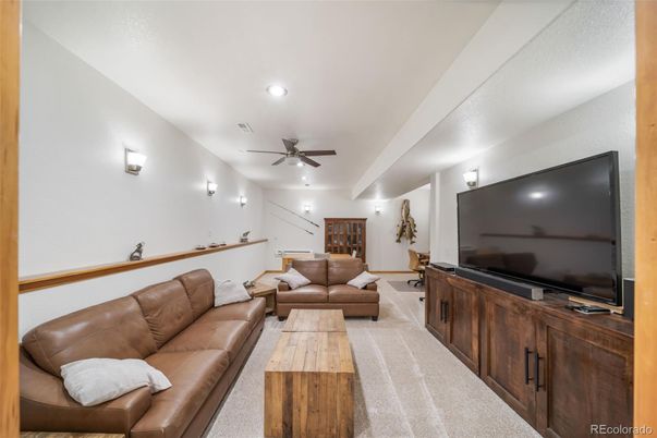 Interior, Living room, Recessed Lighting
