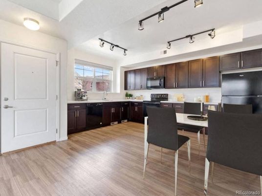 Dining room, Interior, Kitchen, Wood Texture Flooring