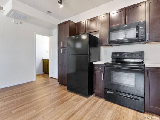 Interior, Kitchen, Wood Texture Flooring