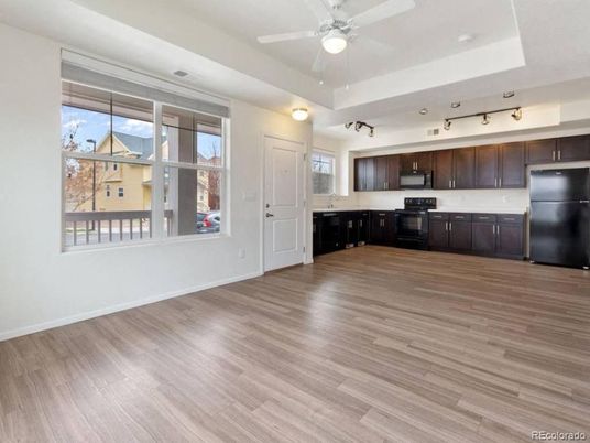 Interior, Kitchen, Wood Texture Flooring