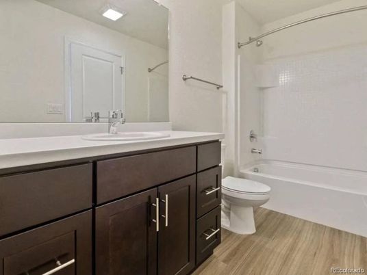 Bathroom, Interior, Wood Texture Flooring