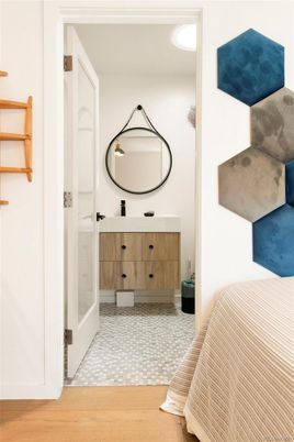 Bedroom, Interior, Wood Texture Flooring