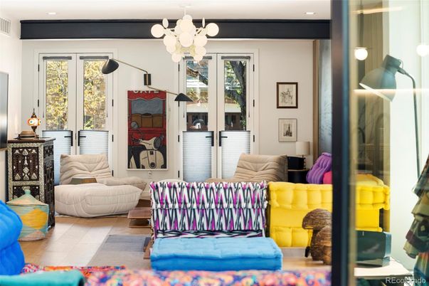 Chandelier, Interior, Living room, Recessed Lighting