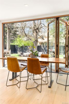 Dining room, Interior, Wood Texture Flooring