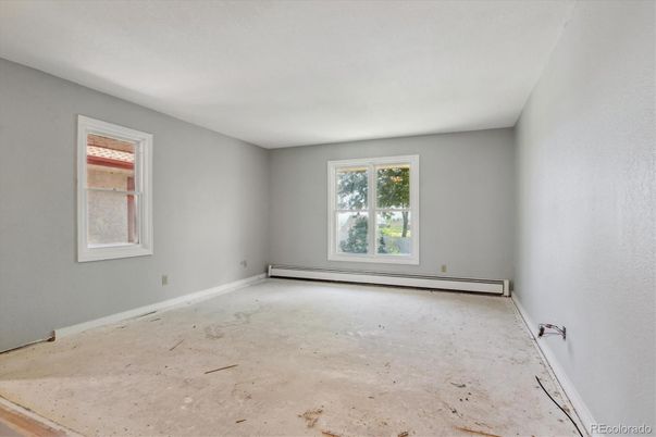 Empty room, Interior