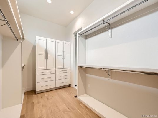 Interior, Recessed Lighting, Walk-in Closets, Wood Texture Flooring