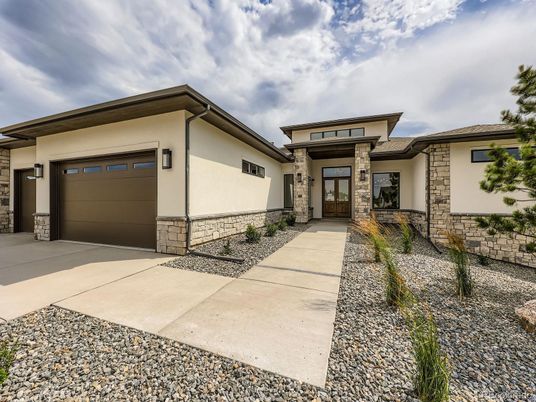 Attached, Exterior, Facade, Modern