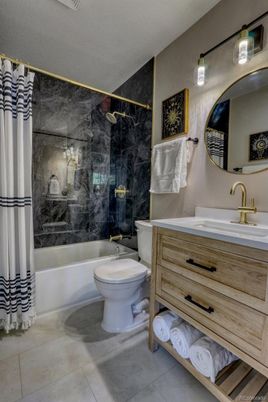 Bathroom, Interior, Marble Walls