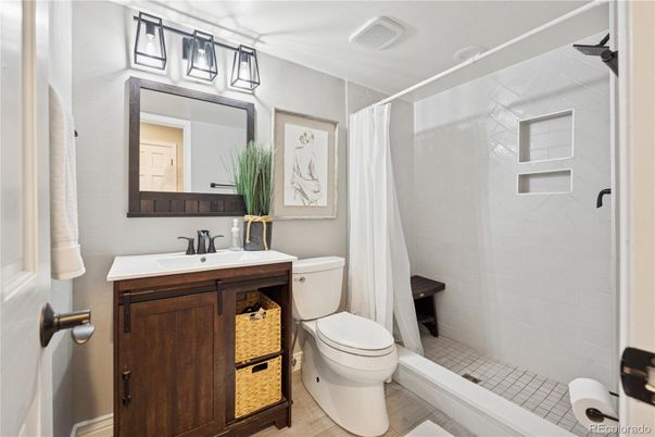 Bathroom, Interior, Wood Texture Flooring