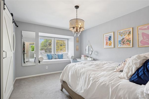 Bedroom, Chandelier, Interior