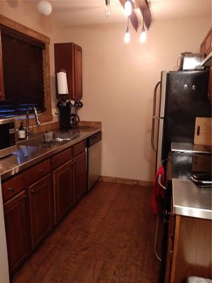 Interior, Kitchen, Wood Texture Flooring
