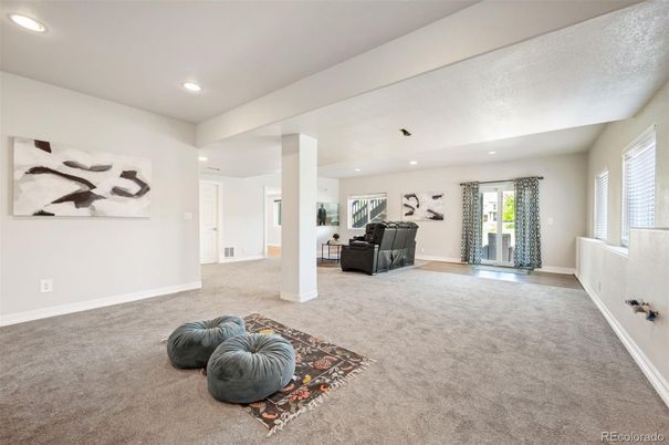 Interior, Living room, Recessed Lighting