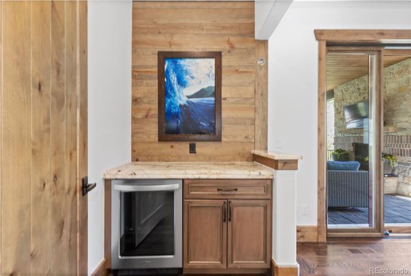 Interior, Kitchen, Wood Texture Flooring, Wooden Walls