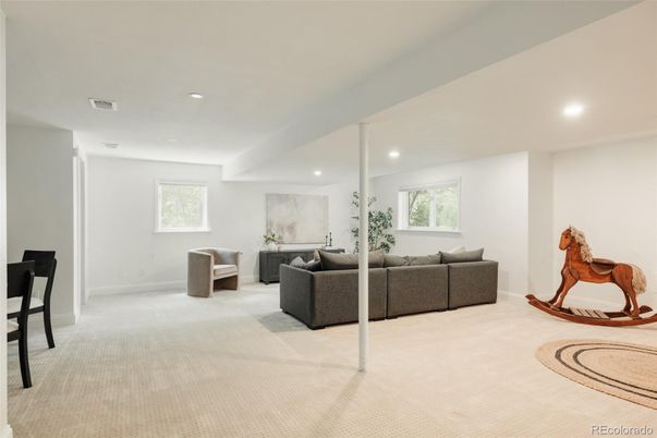 Interior, Living room, Recessed Lighting