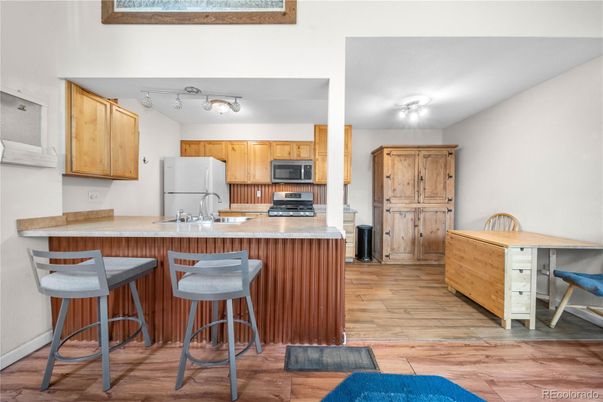 Interior, Kitchen, Wood Texture Flooring